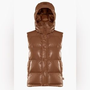 Aritza Super Puff Vegan Leather Vest